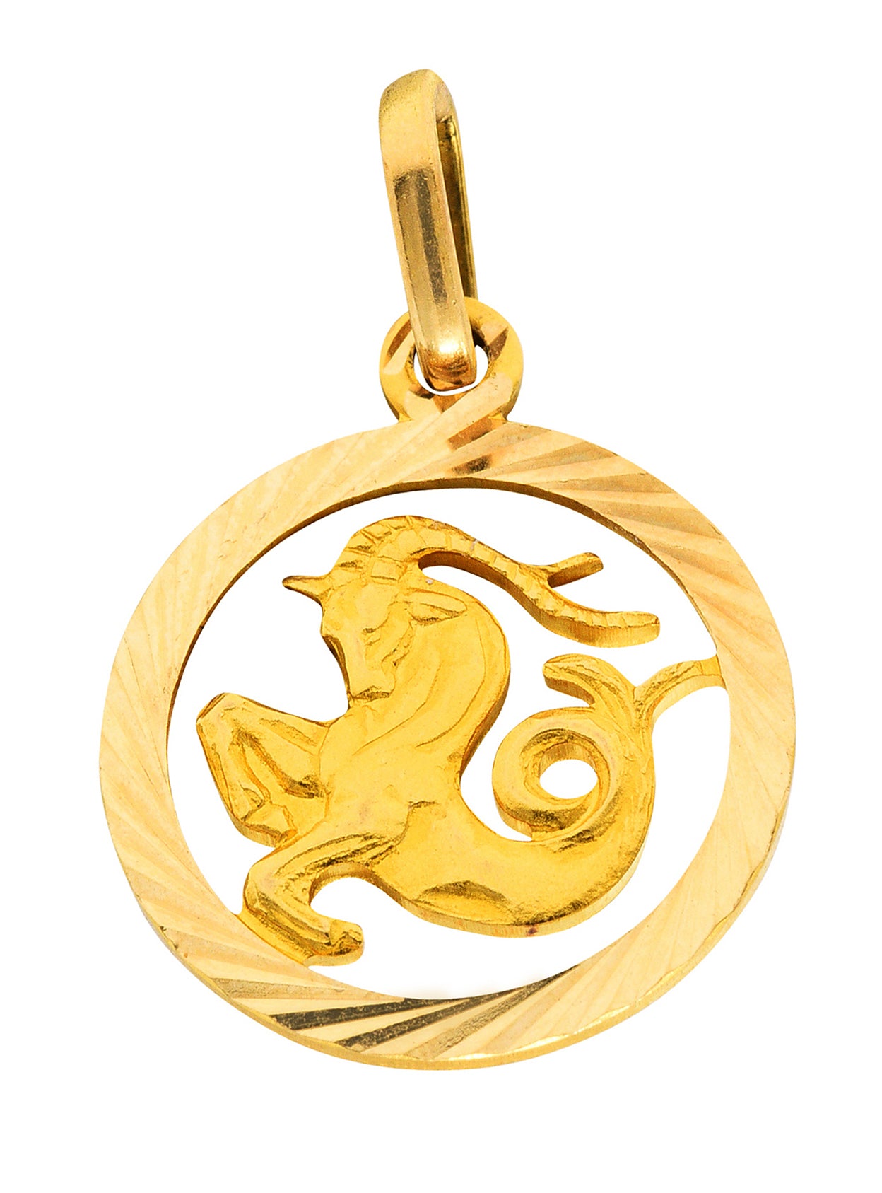 David Webb Zodiac Capricorn Pendant Necklace