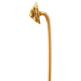 Riker Brothers Art Nouveau 14 Karat Yellow Gold Antique Bat Stickpin