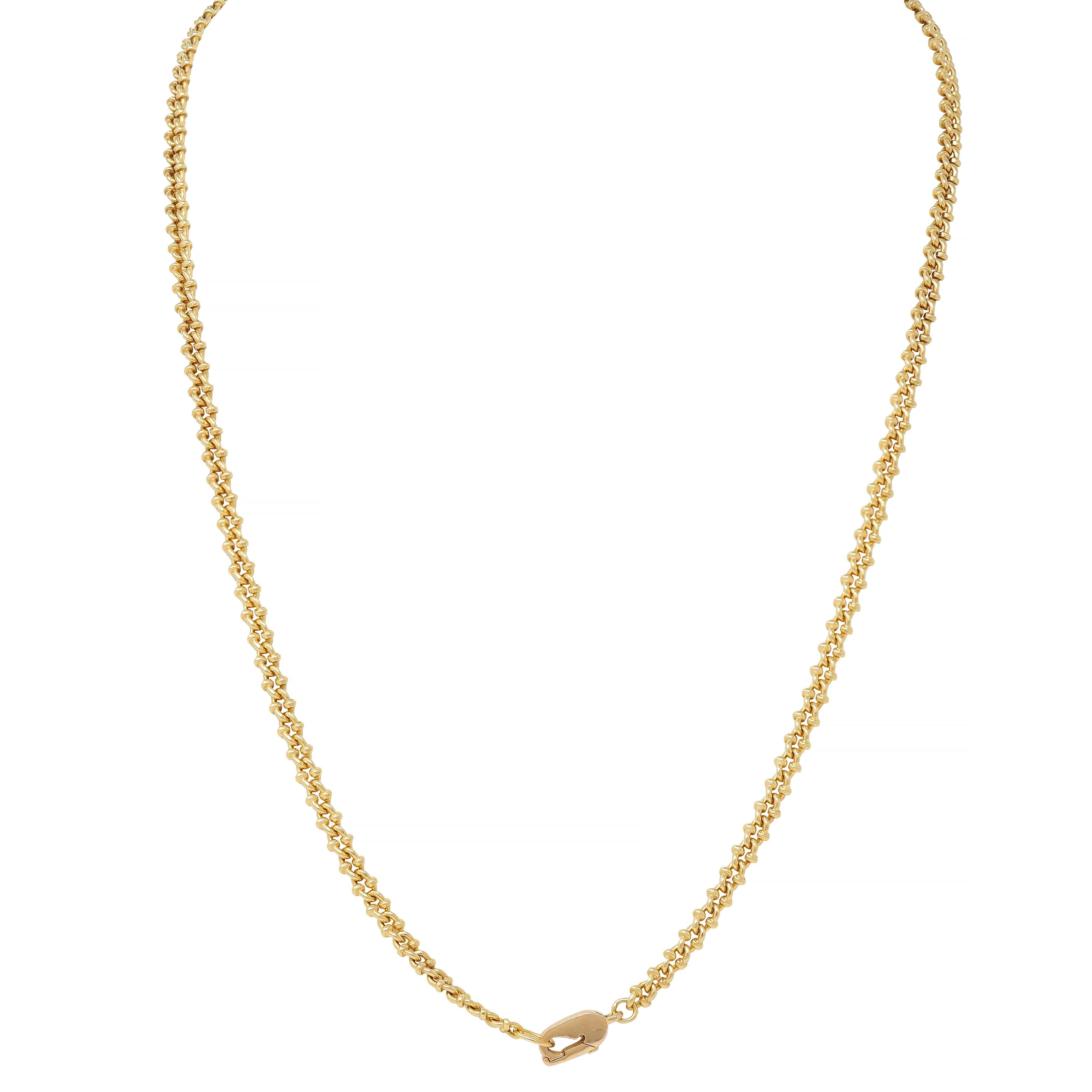 Carrera Y Carrera Diamond 18 Karat Yellow Gold Horse Ecuestre Station Necklace