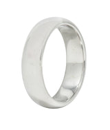 1999 Tiffany & Co. Platinum 6.0 MM Vintage Men's Wedding Band Ring