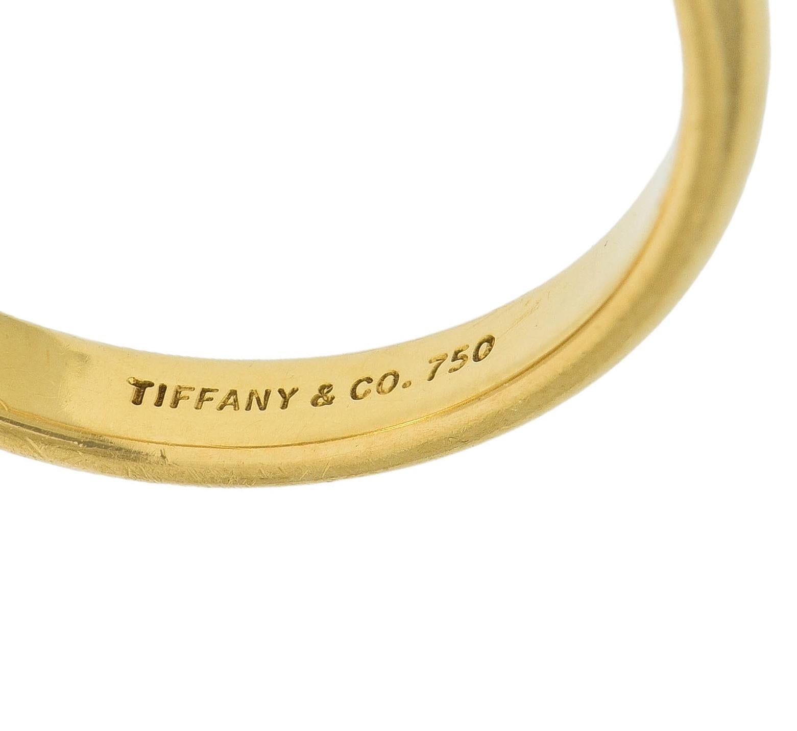 Tiffany & Co. 18 Karat Yellow Gold Contemporary Forever Men's Wedding Band Ring