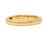 Bailey Banks & Biddle 1915 18 Karat Yellow Gold Antique Wedding Band Ring