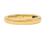 Bailey Banks & Biddle 1915 18 Karat Yellow Gold Antique Wedding Band Ring