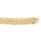 Van Cleef & Arpels French 3.80 CTW Diamond 18 Karat Gold Vintage Woven Bracelet