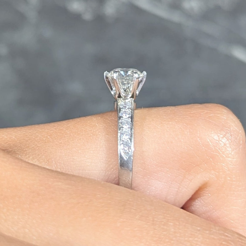 Tiffany & Co Platinum Princess Cut Diamond Grace Engagement Ring 1.68Ct  F-VVS2 | eBay