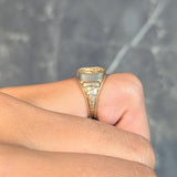 1979 14 Karat Yellow Gold Vintage Harvard Signet Class Unisex Ring