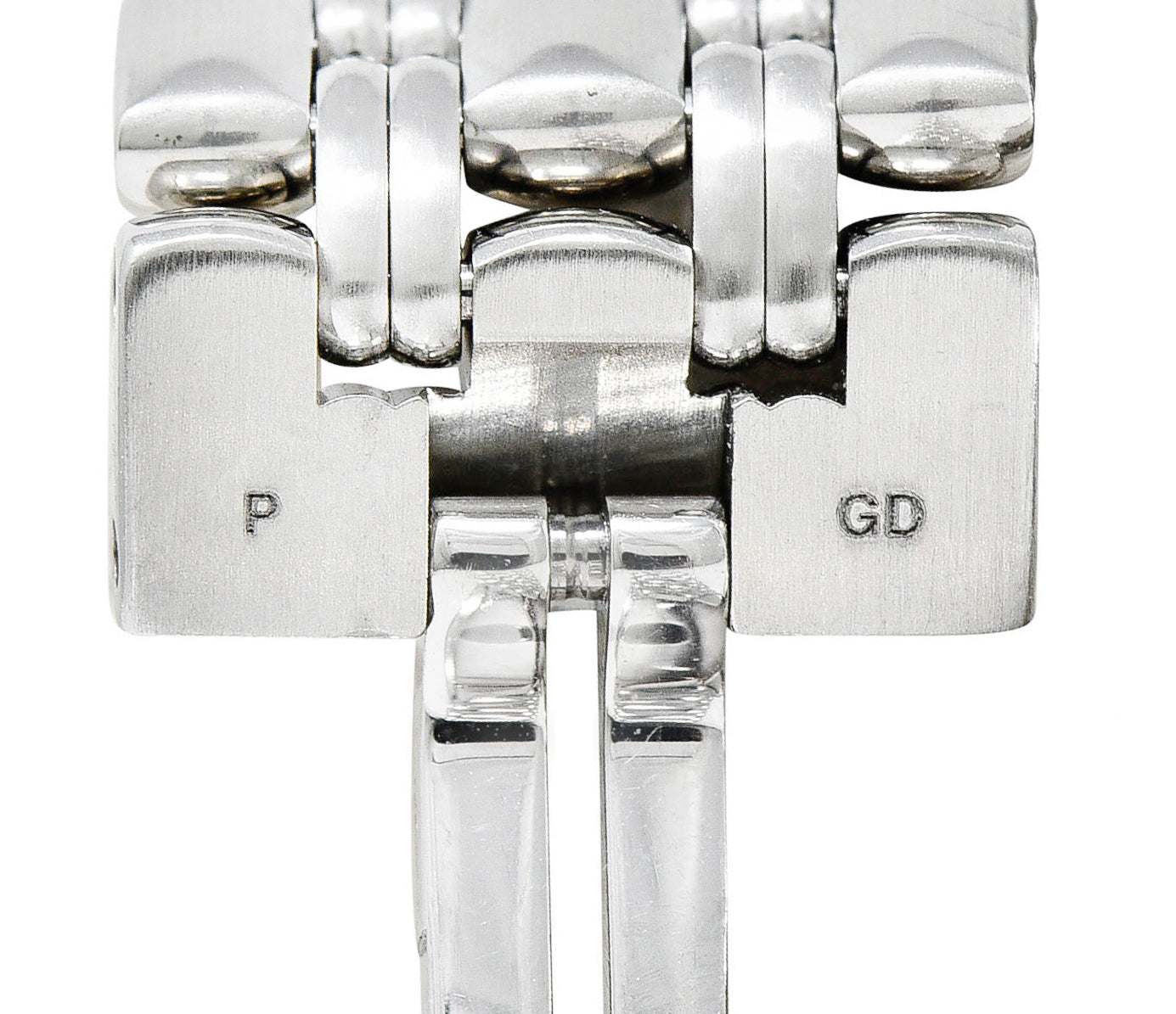 Hermes 1.25 CTW Diamond Stainless Steel Cape Cod Watch Braceletbracelet - Wilson's Estate Jewelry