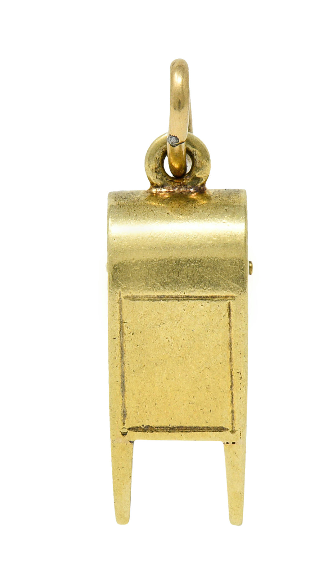 Sloan & Co. Enamel Heart 14 Karat Gold Mailbox Charmcharm - Wilson's Estate Jewelry