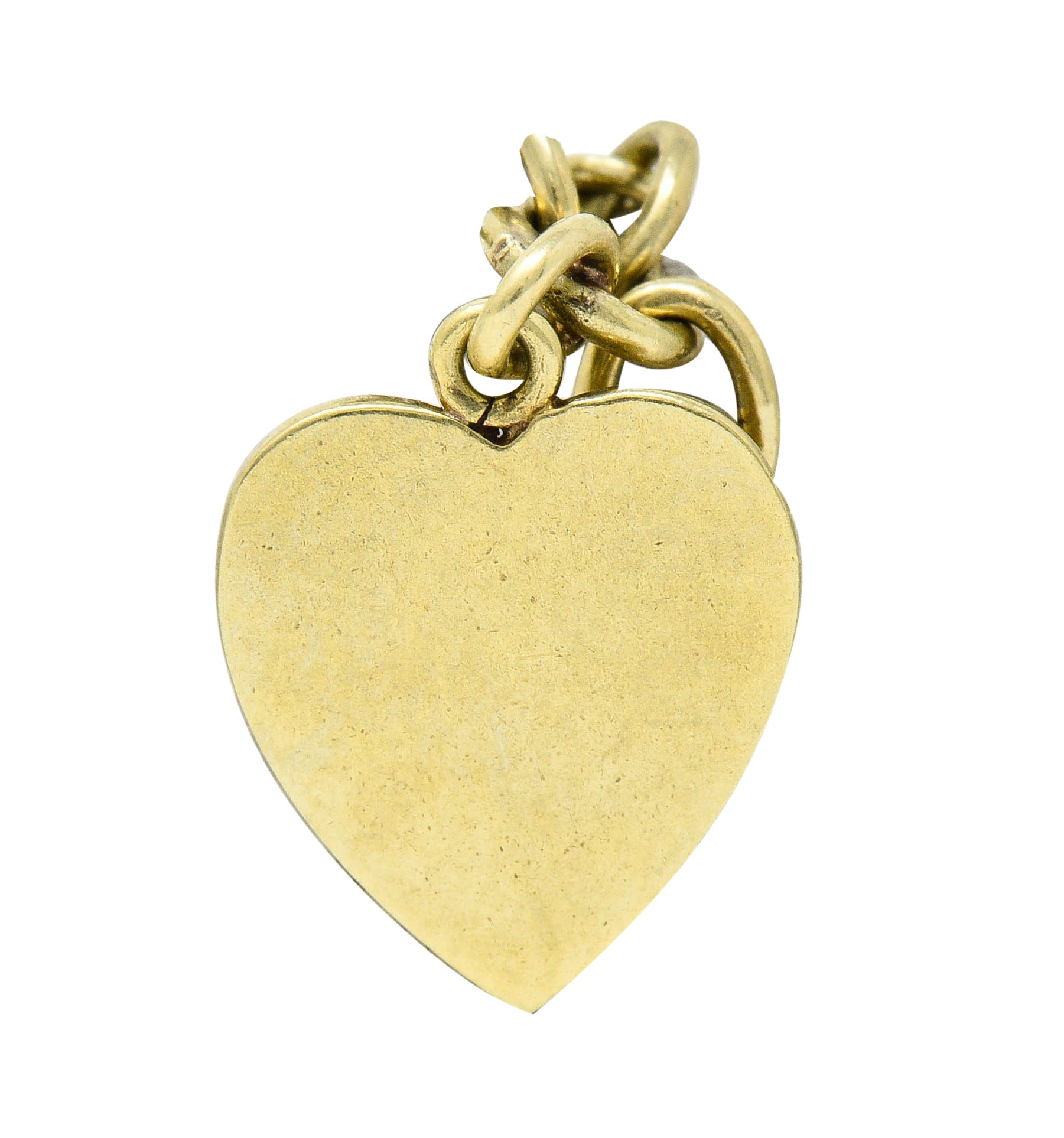 Richardson Mfg. Retro 14 Karat Gold Faith Hope & Love Charmcharm - Wilson's Estate Jewelry