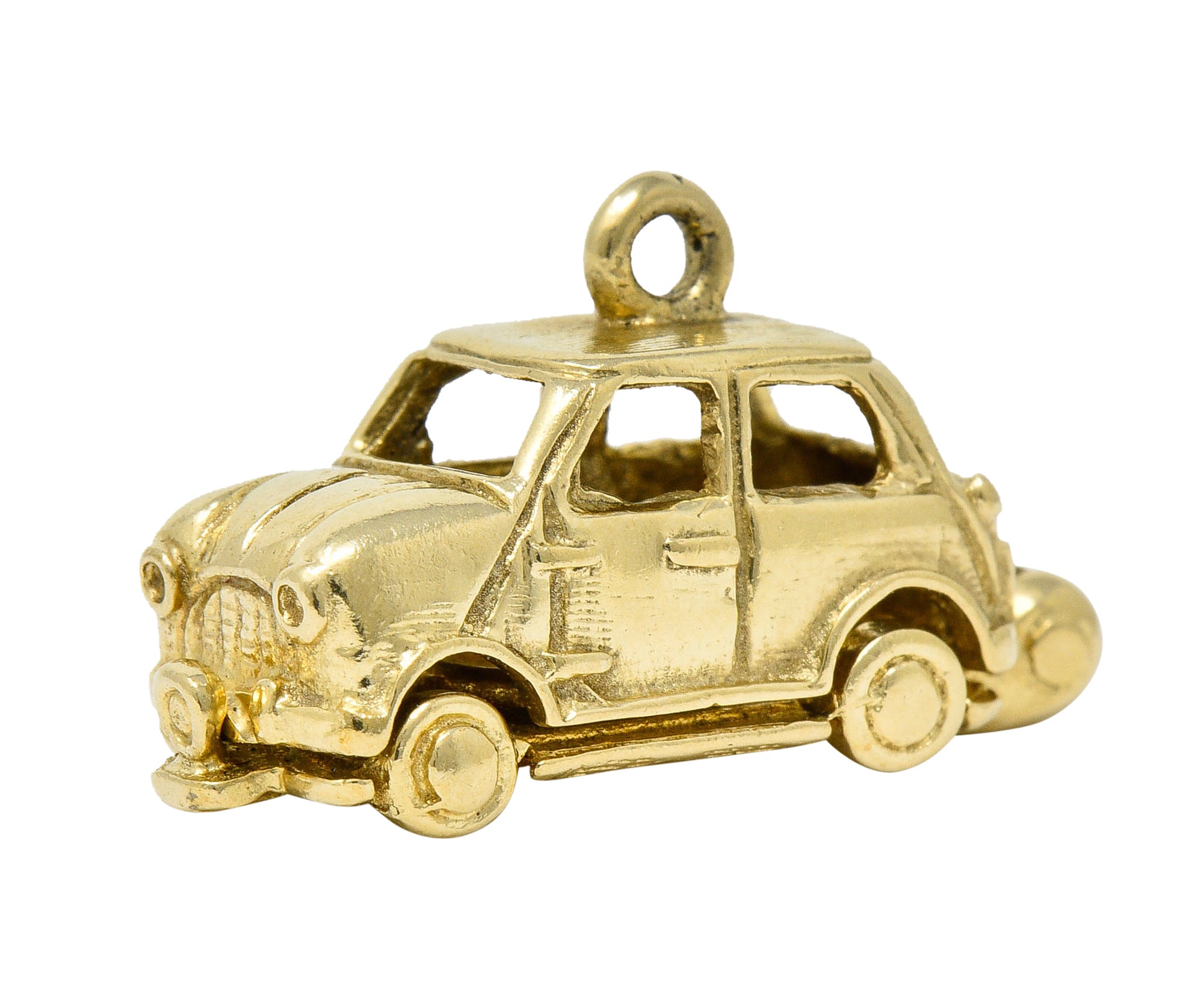 Retro 14 Karat Gold Car Charm Circa 1940charm - Wilson's Estate Jewelry