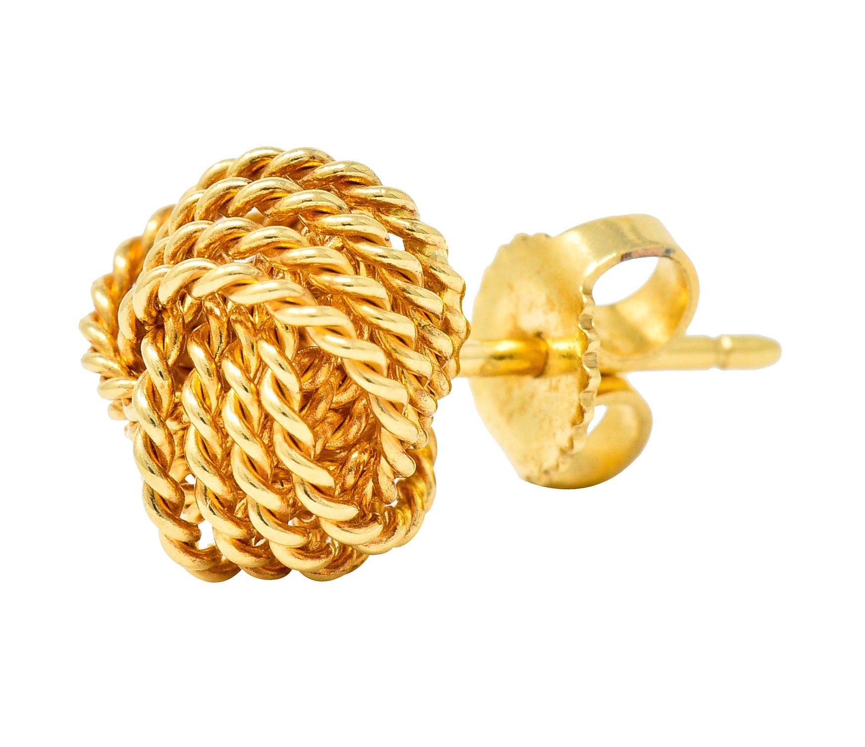 Tiffany & Co. 18 Karat Gold Tiffany Twist Knot Stud Earrings - Wilson's Estate Jewelry