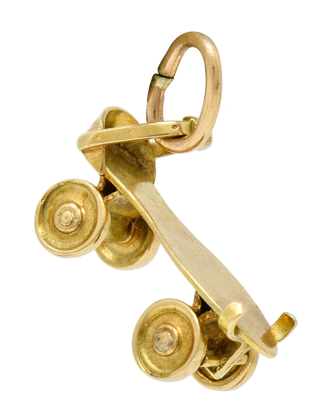 Retro 14 Karat Gold Roller Skate Charm Circa 1940charm - Wilson's Estate Jewelry