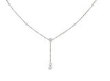 Tiffany & Co. Elsa Peretti 1.00 CTW Diamond Platinum Diamonds By The Yard Lariat NecklaceNecklace - Wilson's Estate Jewelry