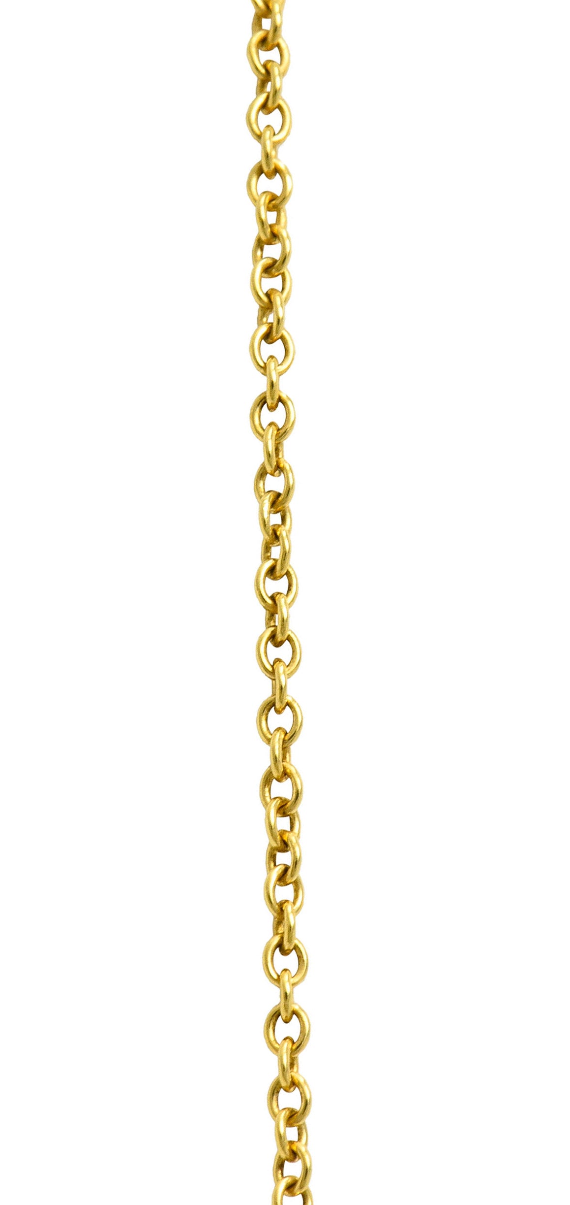 Tiffany & Co. Polished 18 Karat Gold Cross My Heart NecklaceNecklace - Wilson's Estate Jewelry