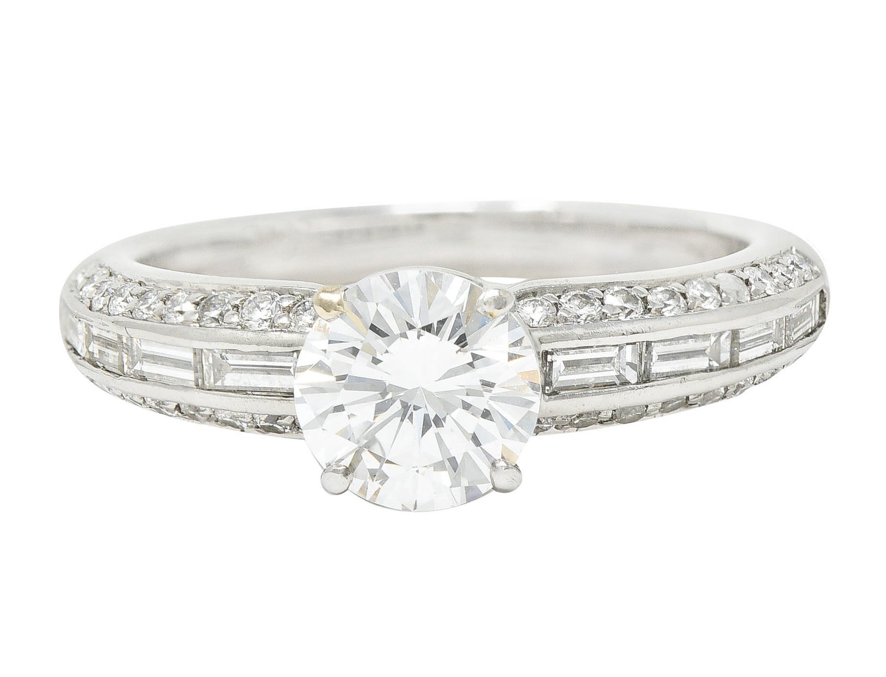 Picchiotti 1.96 CTW Diamond 18 Karat White Gold Engagement Ring GIARing - Wilson's Estate Jewelry