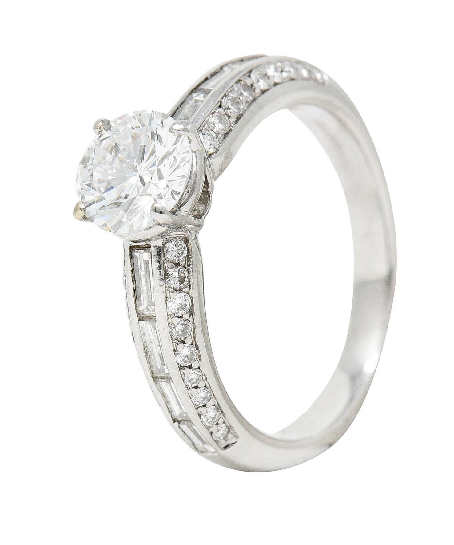 Picchiotti 1.96 CTW Diamond 18 Karat White Gold Engagement Ring GIARing - Wilson's Estate Jewelry