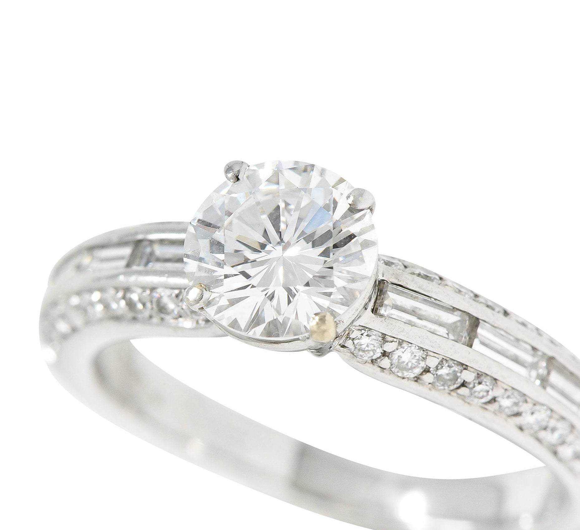 Picchiotti 1.96 CTW Diamond 18 Karat White Gold Engagement Ring GIARing - Wilson's Estate Jewelry