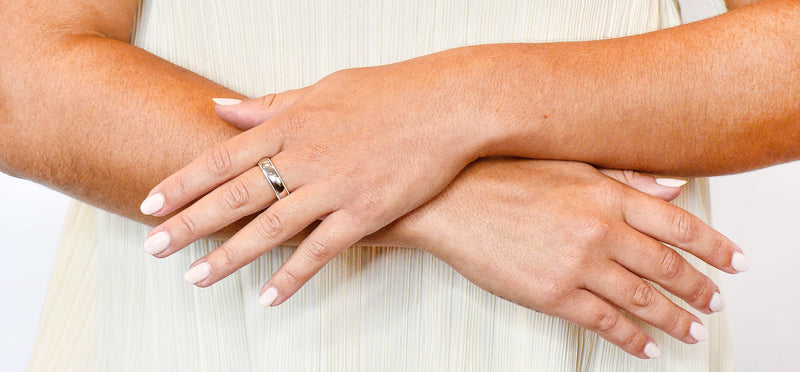 Tiffany & Co. Contemporary Platinum 6MM Men's Wedding Band Ring - Wilson's Estate Jewelry