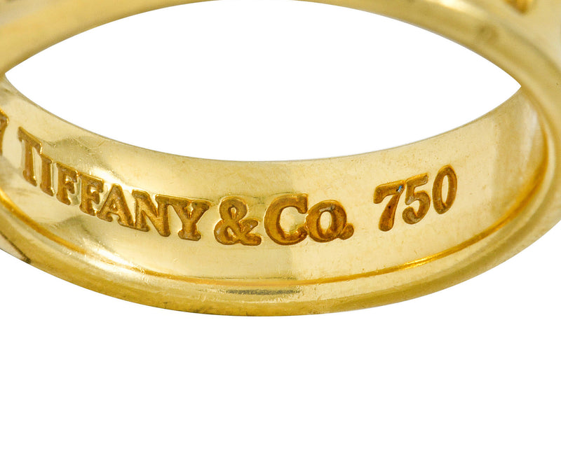 Tiffany & Co. Vintage 18 Karat Gold Unisex 1837 Band Ring