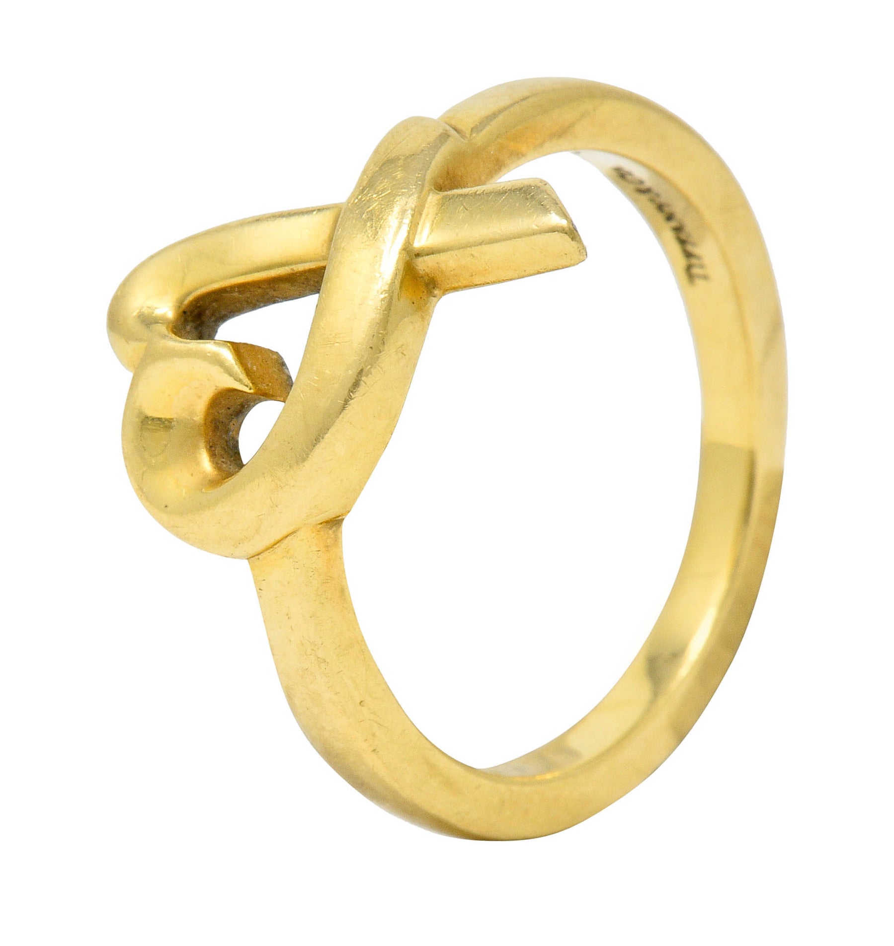 Paloma Picasso Tiffany & Co. 18 Karat Gold Vintage Loving Heart RingRing - Wilson's Estate Jewelry