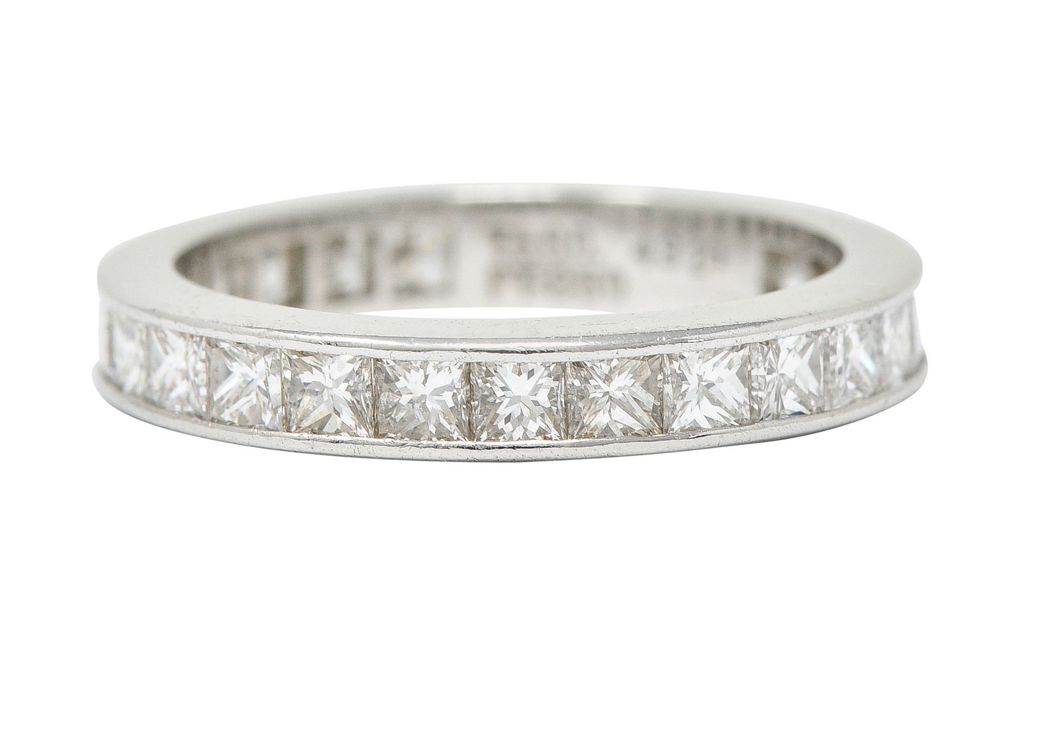 Tiffany & Co. 1.55 CTW Diamond Platinum Eternity Band RingRing - Wilson's Estate Jewelry