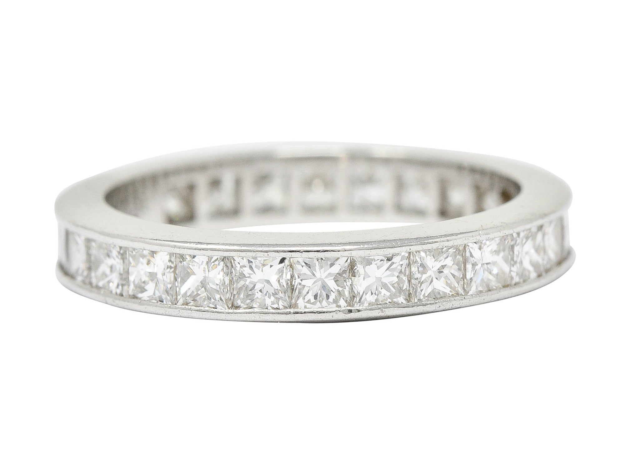 Tiffany & Co. 1.55 CTW Diamond Platinum Eternity Band RingRing - Wilson's Estate Jewelry