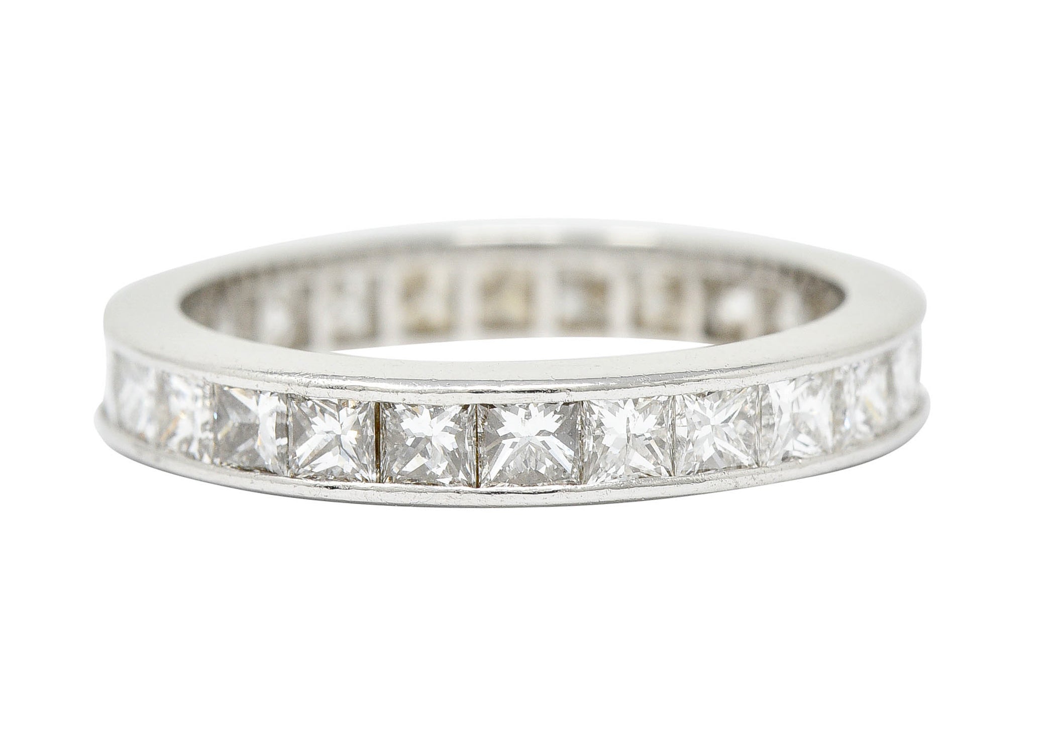 Tiffany & Co. 1.55 CTW Diamond Platinum Eternity Band RingRing - Wilson's Estate Jewelry