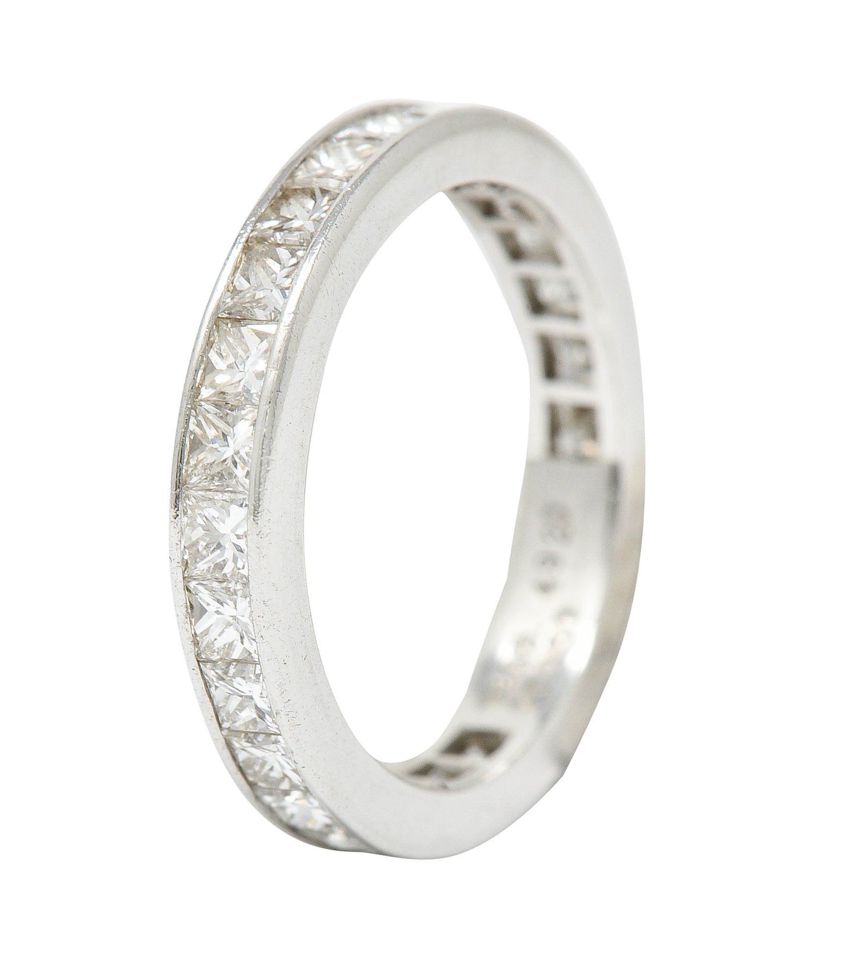 Tiffany & Co. 1.55 CTW Diamond Platinum Eternity Band RingRing - Wilson's Estate Jewelry