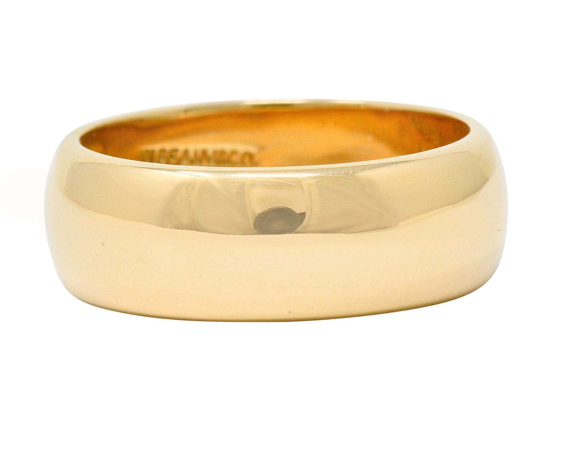 Tiffany & Co. 14 Karat Gold Unisex Vintage Wedding Band Ring | Wilson's ...