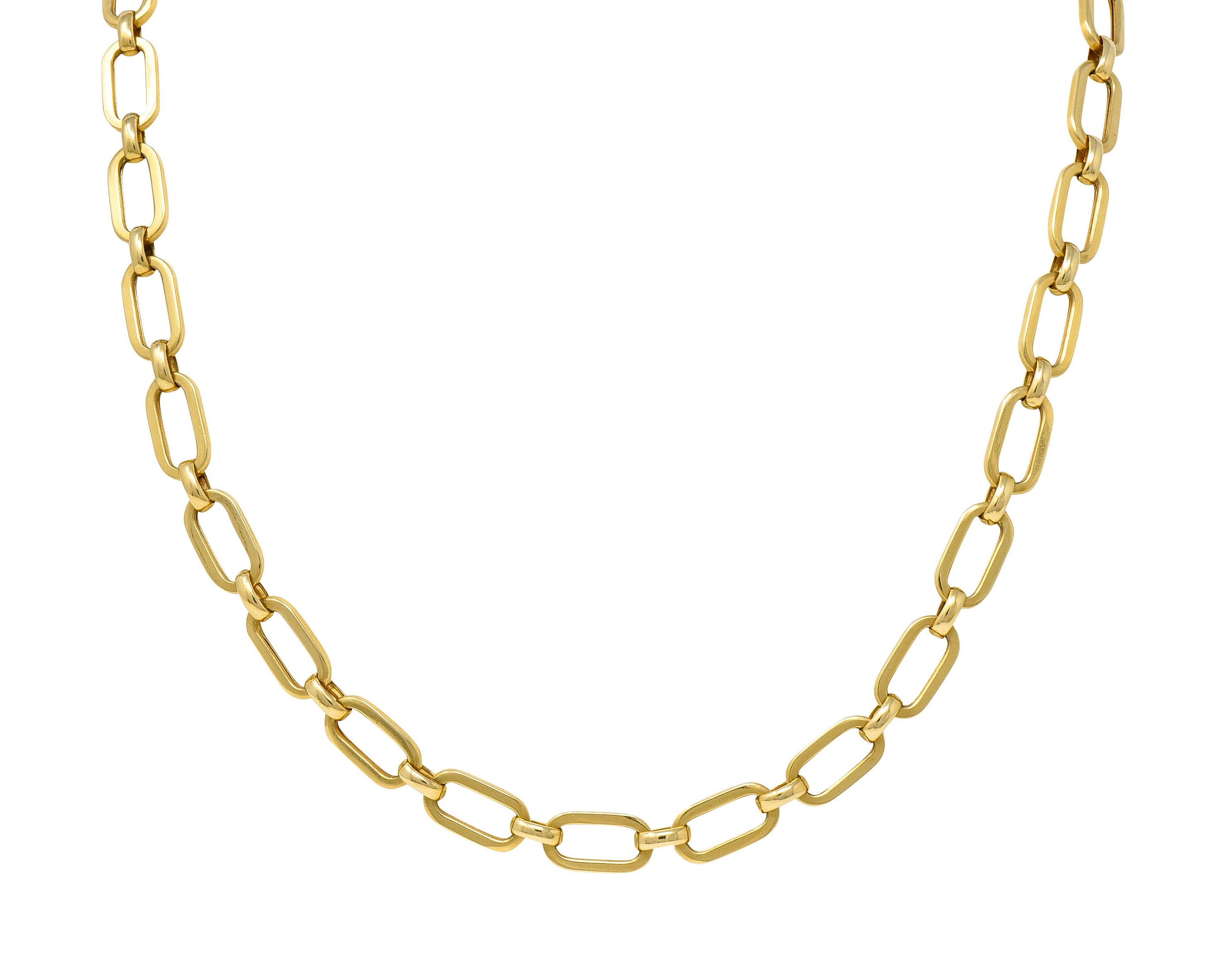 Vintage 14 Karat Yellow Gold 31 Inch Unisex Chain NecklaceNecklace - Wilson's Estate Jewelry