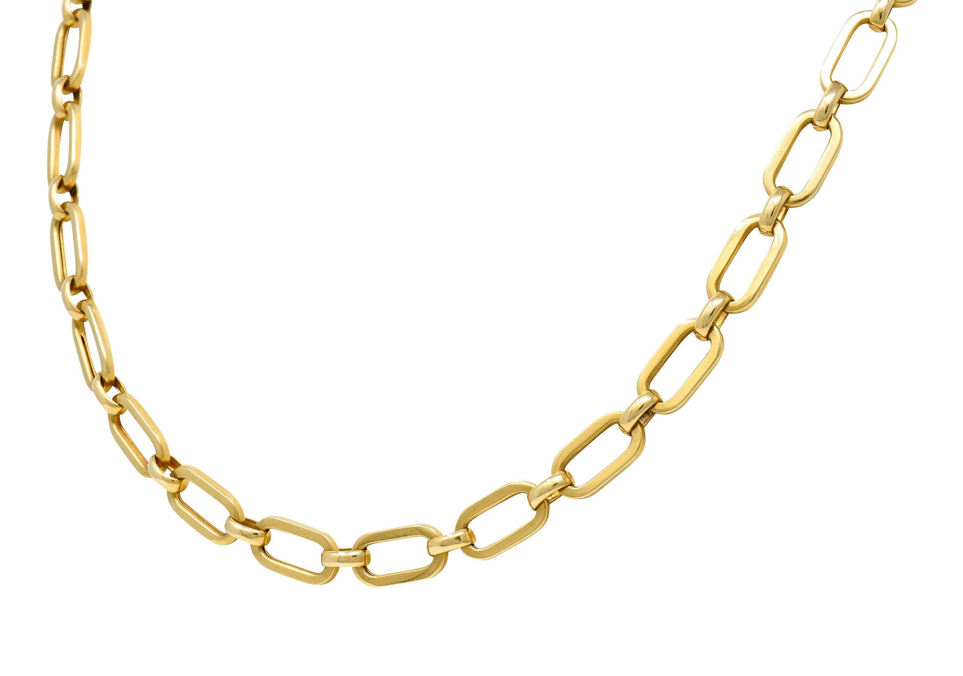 Vintage 14 Karat Yellow Gold 31 Inch Unisex Chain NecklaceNecklace - Wilson's Estate Jewelry