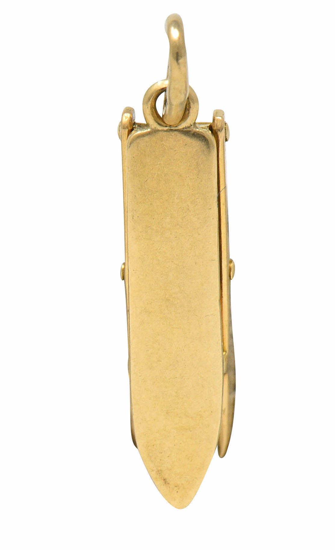 Retro 14 Karat Gold Collapsable Ironing Board Charmcharm - Wilson's Estate Jewelry