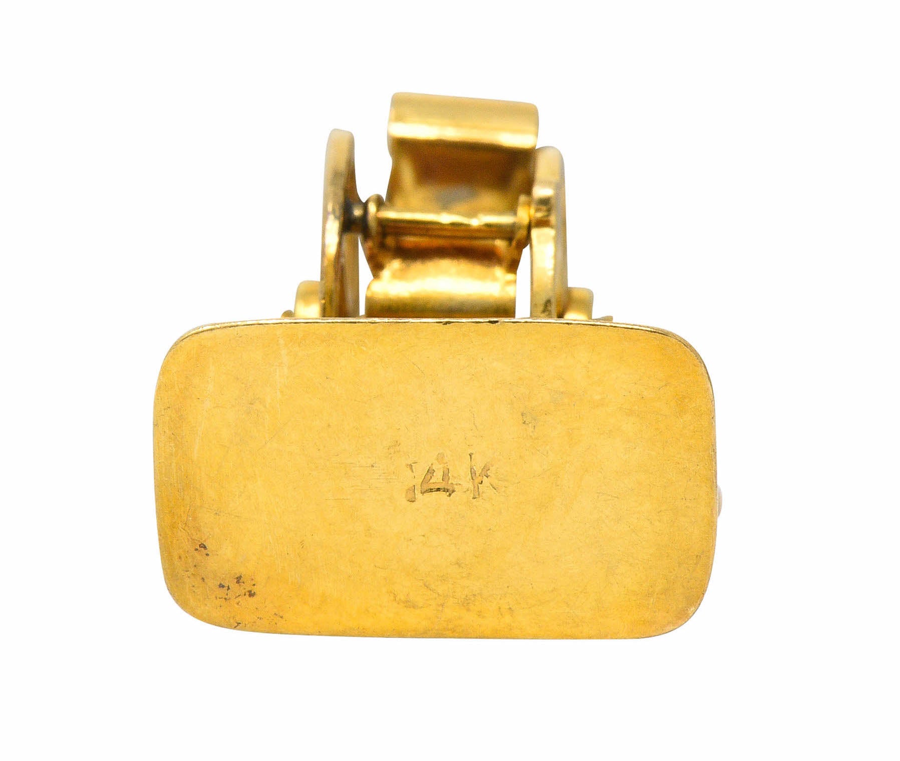 Retro 14 Karat Gold Rotating Ferris Wheel Charm Circa 1950charm - Wilson's Estate Jewelry