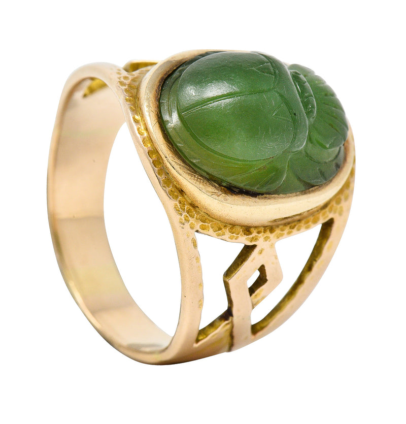 Jade on sale scarab ring