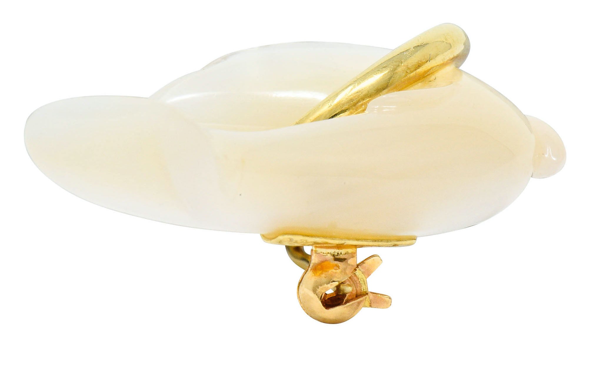 Tiffany & Co. Mother-Of-Pearl 18 Karat Gold Dolphin BroochBrooch - Wilson's Estate Jewelry