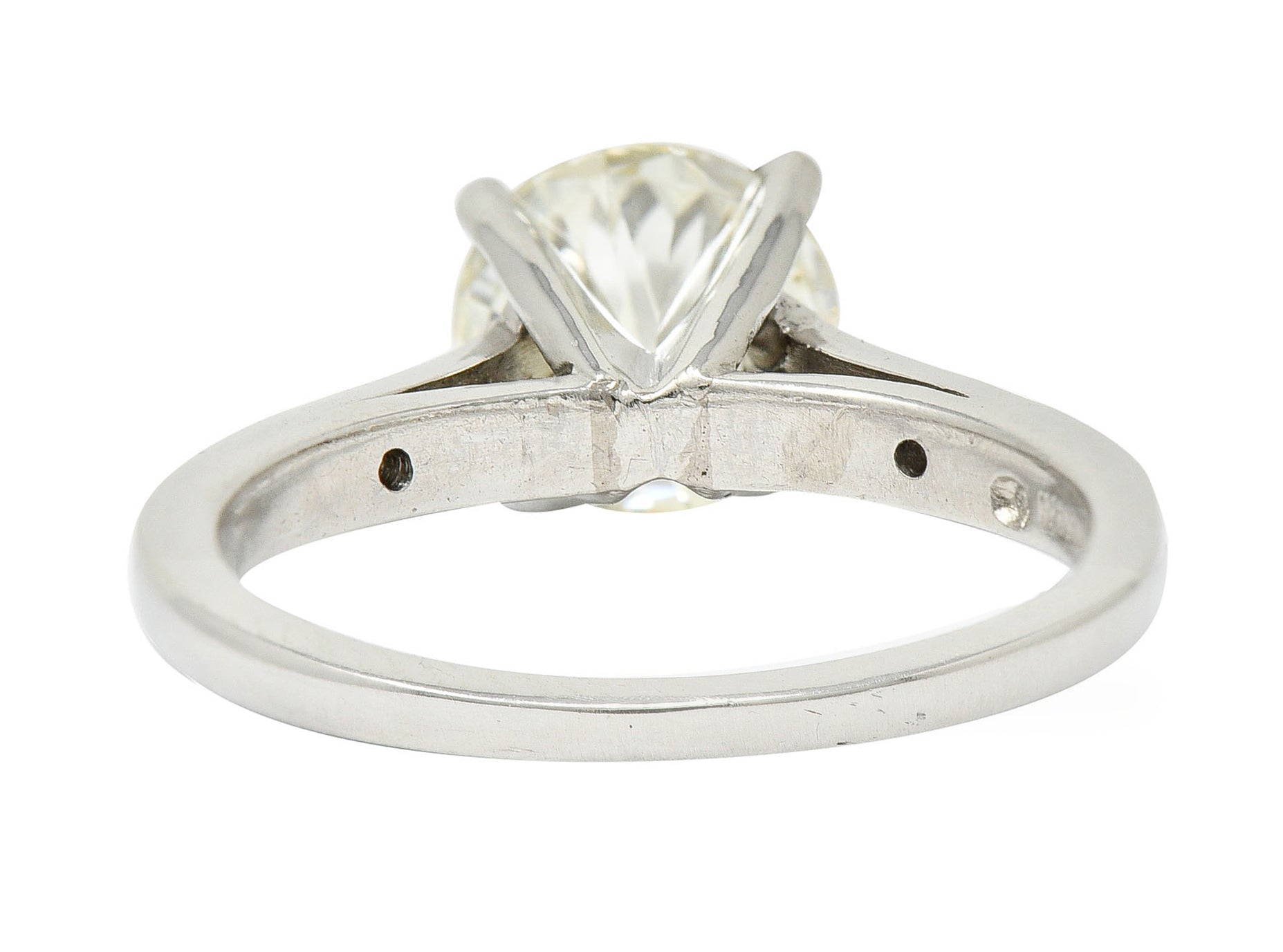 1950's Mid-Century 1.71 CTW Diamond Platinum Engagement RingRing - Wilson's Estate Jewelry