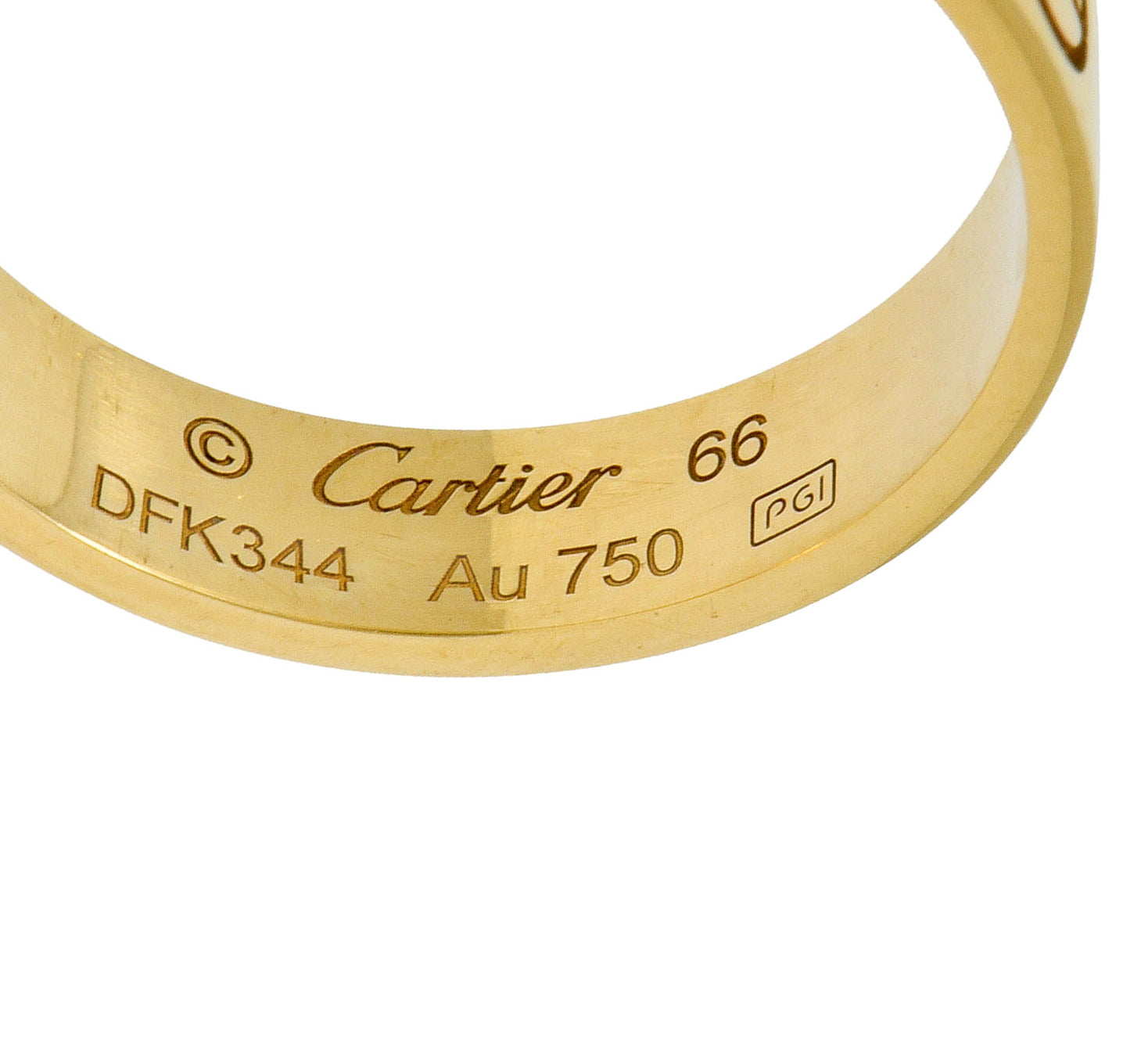 Cartier Vintage 18 Karat Gold Unisex Love Band Ring - Wilson's Estate Jewelry