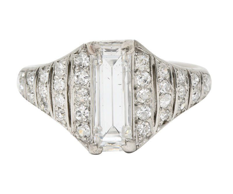Cartier Destinee 1.55 CTW Diamond Platinum Halo Engagement Ring GIA |  Wilson's Estate Jewelry