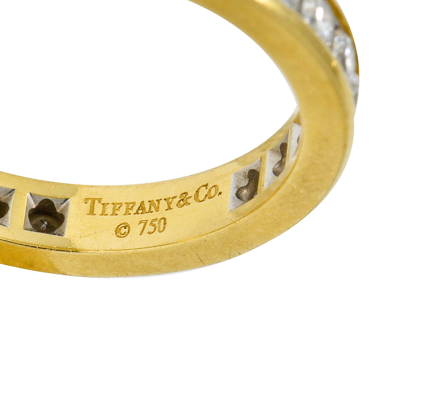 .11111 *Tiffany & Co. Vintage 1.50 CTW Diamond 18 Karat Gold Eternity Band Ring - Wilson's Estate Jewelry