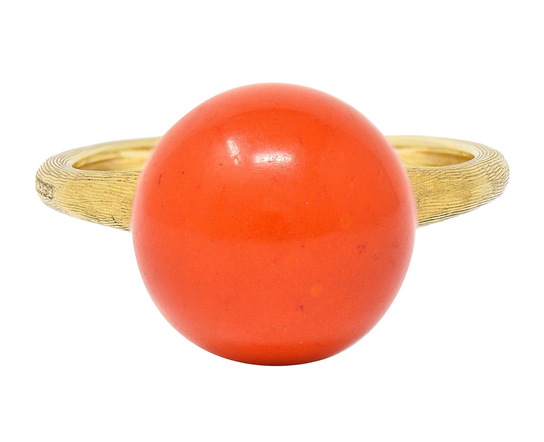 Marco Bicego Coral 18 Karat Gold Africa Boule RingRing - Wilson's Estate Jewelry