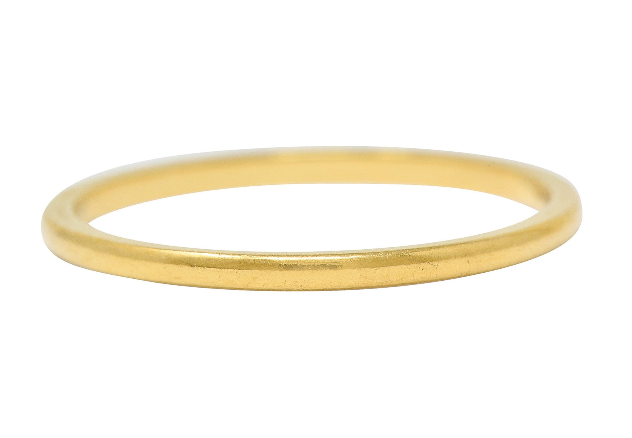 Tiffany & Co. 18 Karat Yellow Gold Unisex Stacking Band RingRing - Wilson's Estate Jewelry