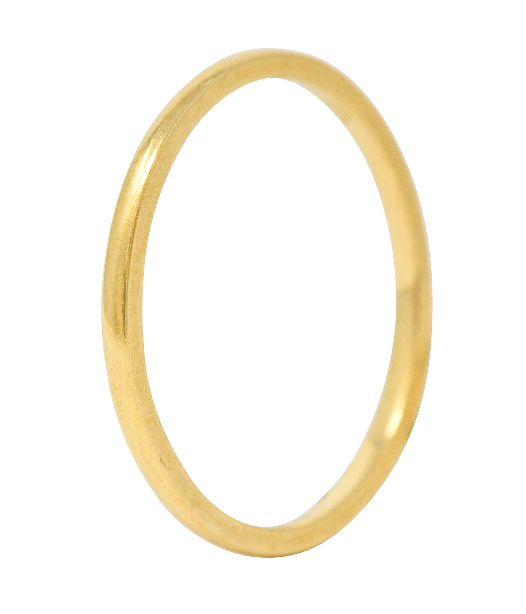 Tiffany & Co. 18 Karat Yellow Gold Unisex Stacking Band RingRing - Wilson's Estate Jewelry