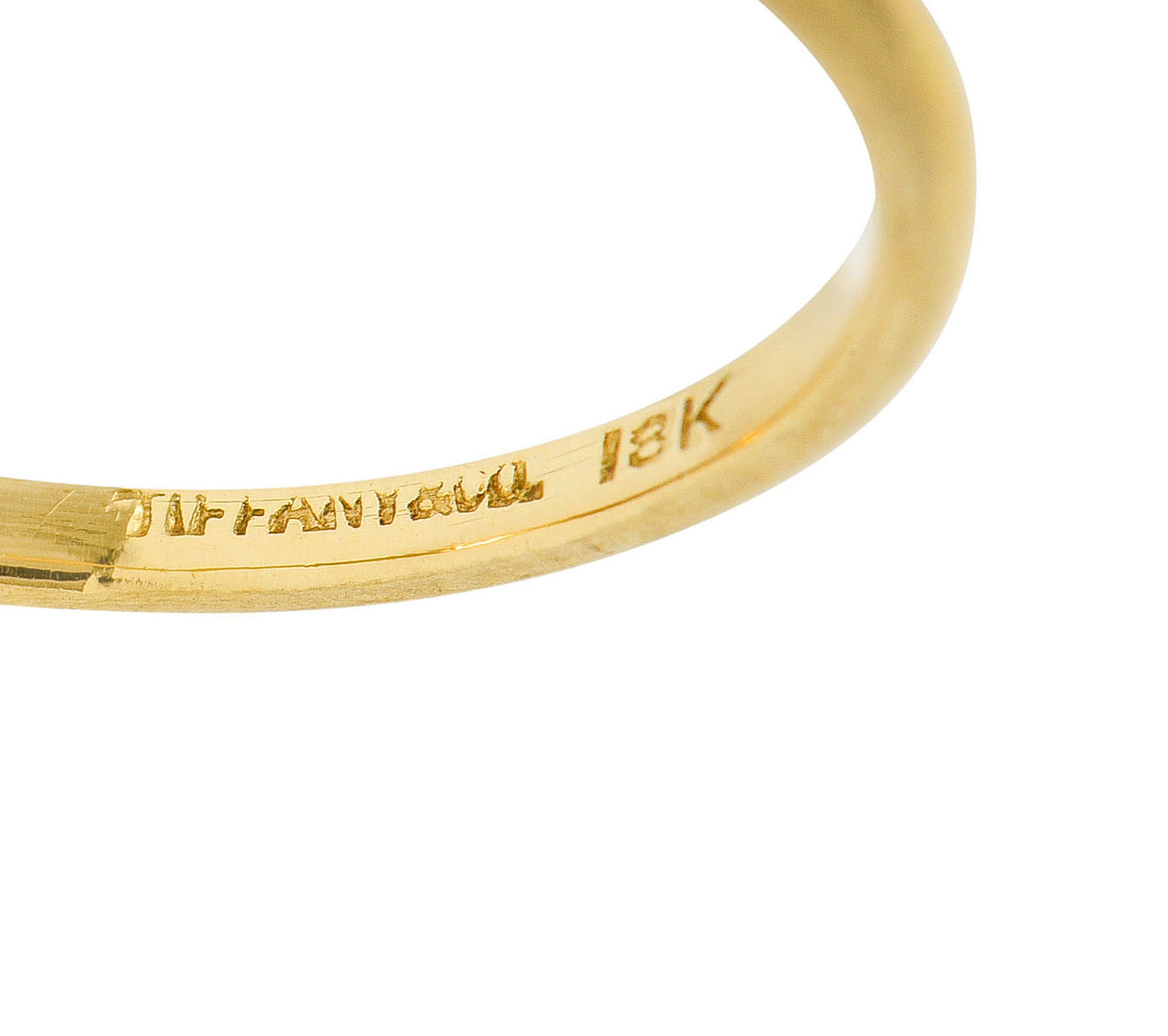 Tiffany & Co. 18 Karat Yellow Gold Unisex Stacking Band RingRing - Wilson's Estate Jewelry