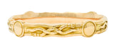 Riker Brothers Art Nouveau 14 Karat Gold Buckle Bangle Braceletbracelet - Wilson's Estate Jewelry