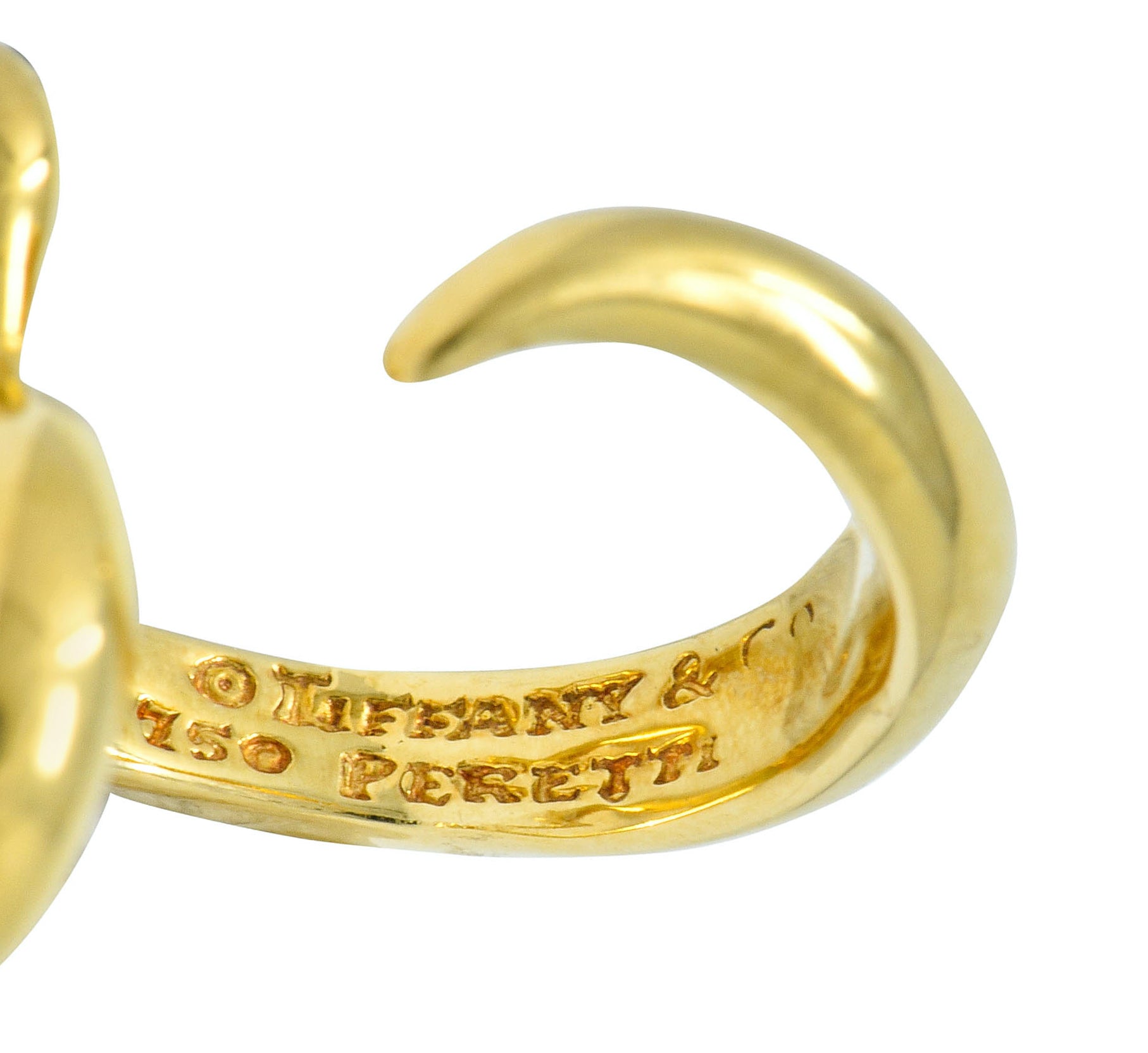 Elsa Peretti Tiffany & Co. Vintage 18 Karat Gold Open Heart RingRing - Wilson's Estate Jewelry