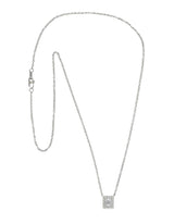 Modern 0.70 CTW Crisscut Diamond Platinum Station NecklaceNecklace - Wilson's Estate Jewelry