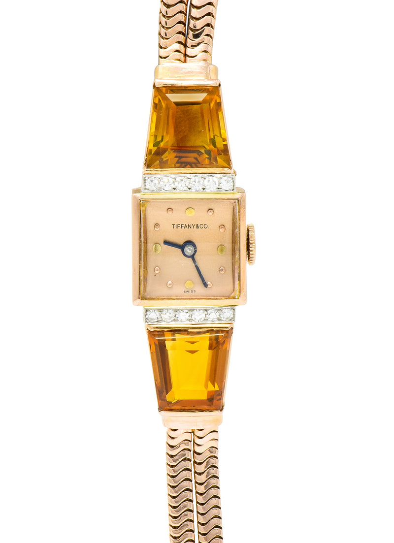 Tiffany & Co. Retro Diamond Ladies Watch