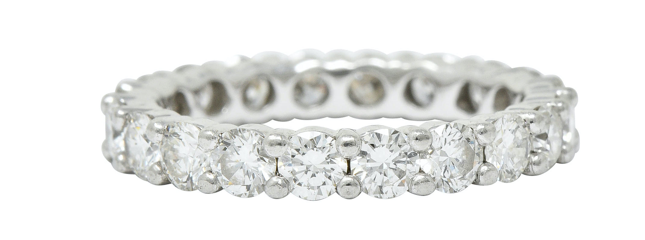 Modern 2.00 CTW Diamond Platinum Eternity Band RingRing - Wilson's Estate Jewelry