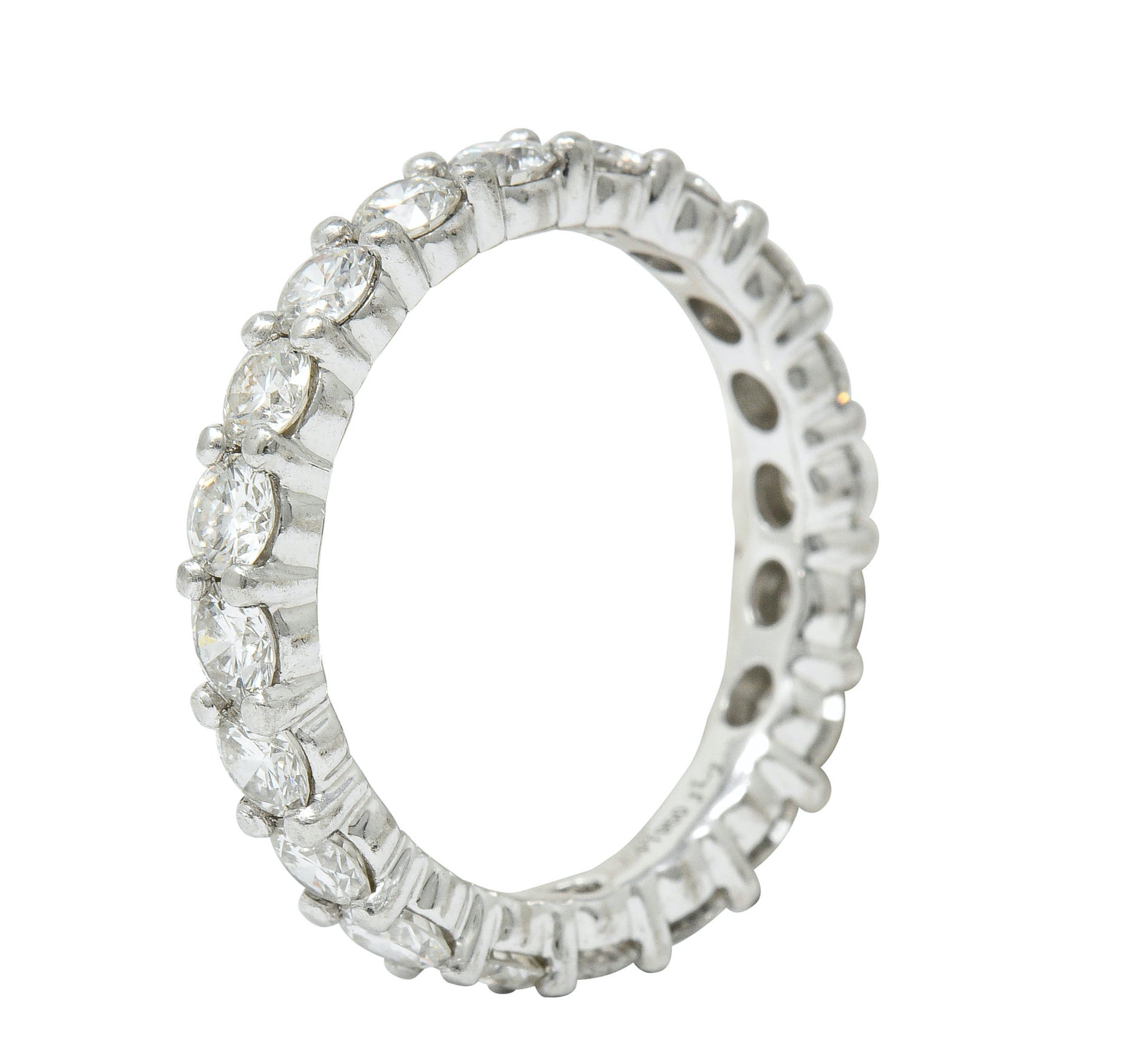 Modern 2.00 CTW Diamond Platinum Eternity Band RingRing - Wilson's Estate Jewelry