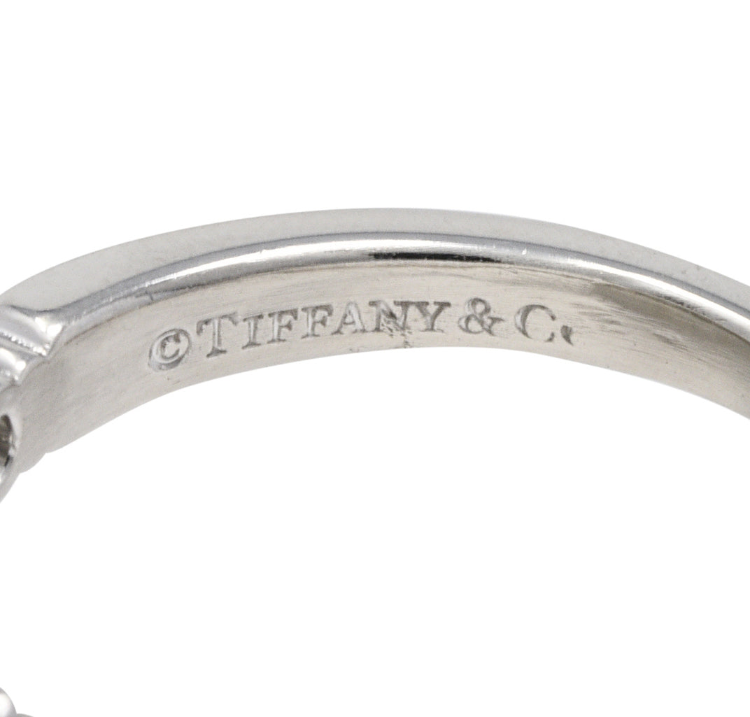 Tiffany & Co. 0.55 CTW Diamond Platinum Wedding Band RingRing - Wilson's Estate Jewelry